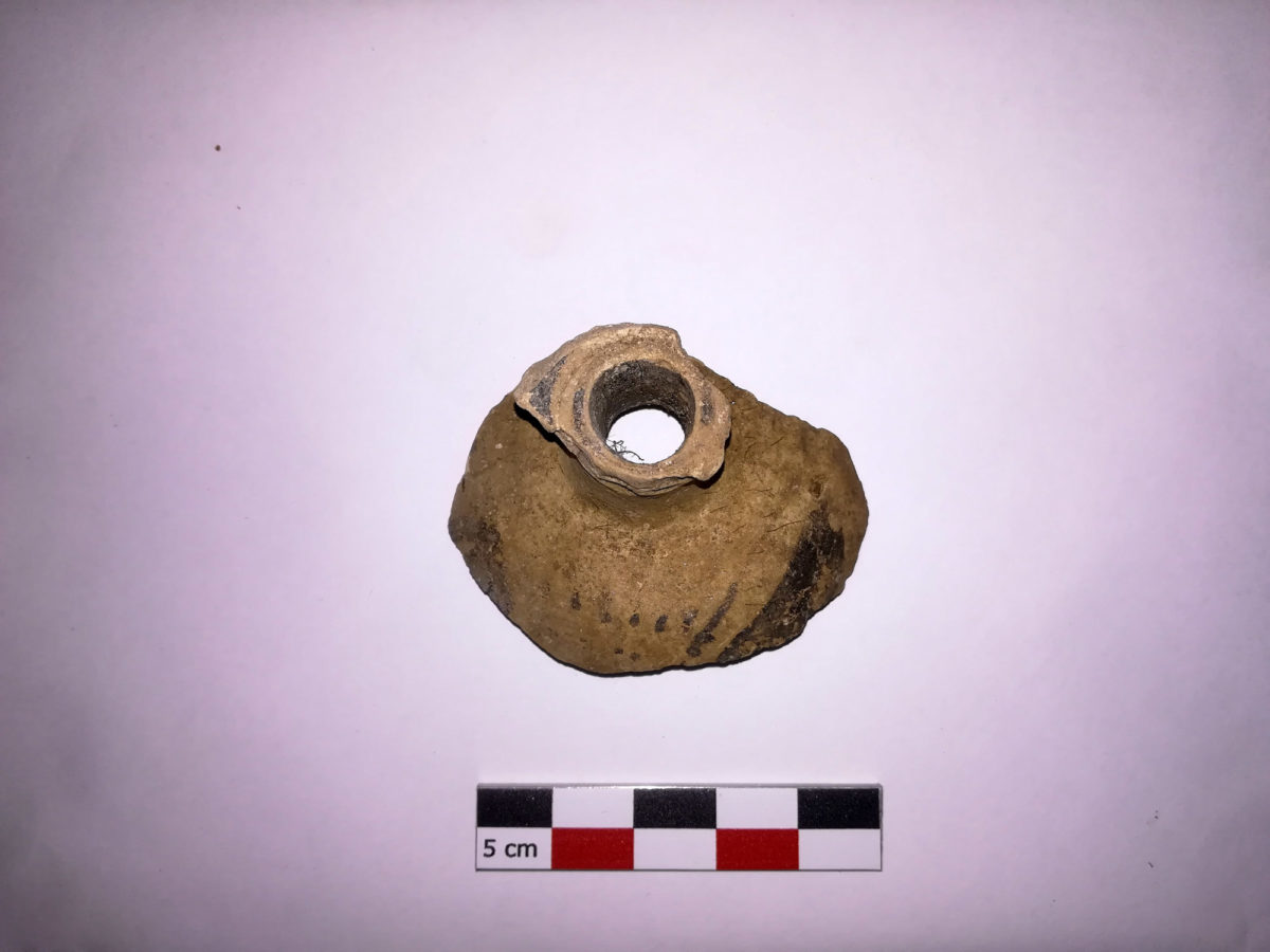 Finding at the site of Pyrgari-Dardiza, 3kms south of the village of Giannitsi, Municipality of Karystos (photo: Ministry of Culture and Sports)  