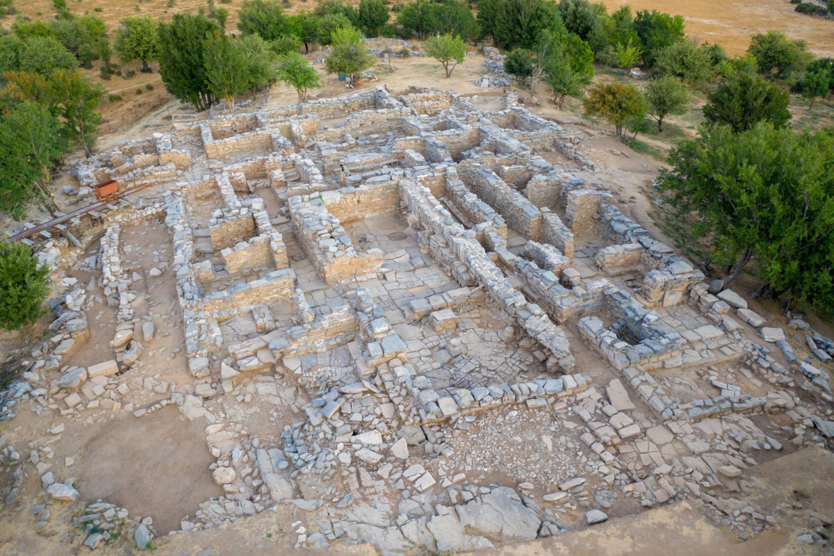 Fig. 1. View of the excavation at Zominthos (photo: Ministry of Culture). 