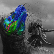 T. rex used a stiff skull to eat its prey
