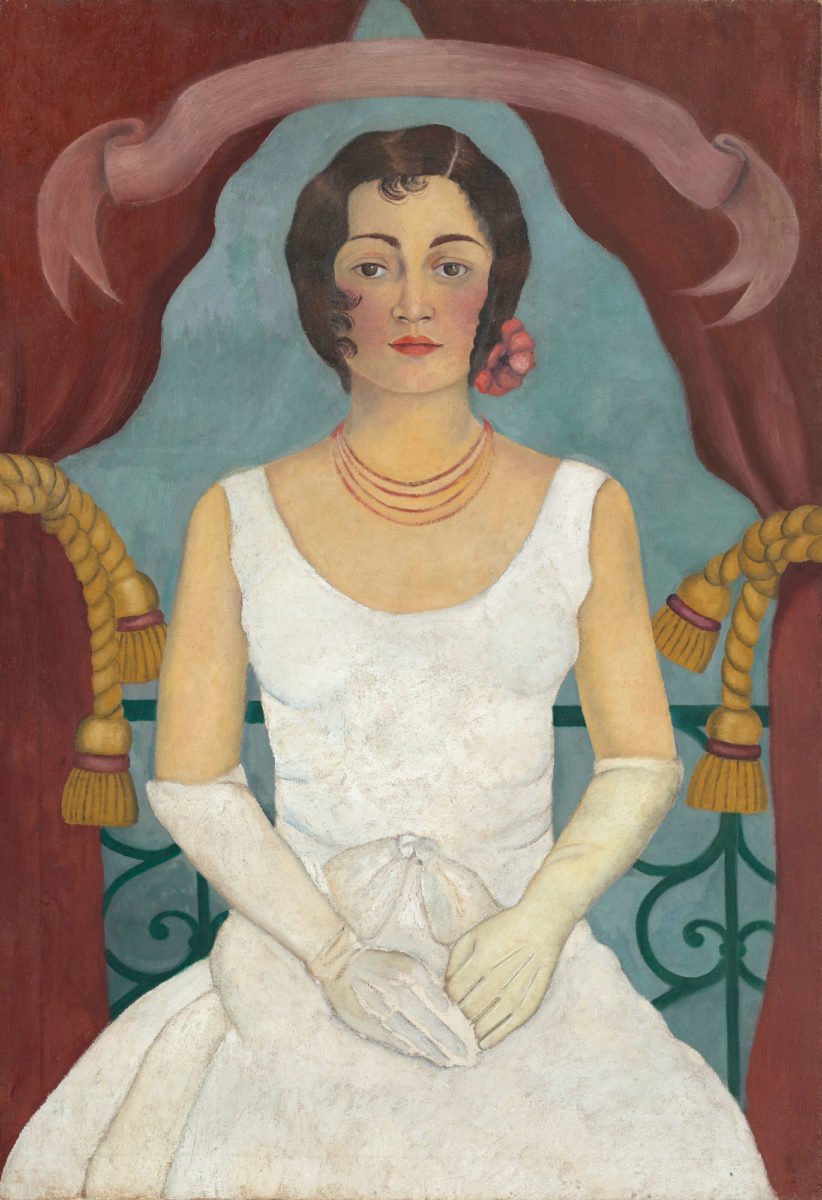 Frida Kahlo “Portrait of a Lady in White”, 1929 (photo: Christie’s).