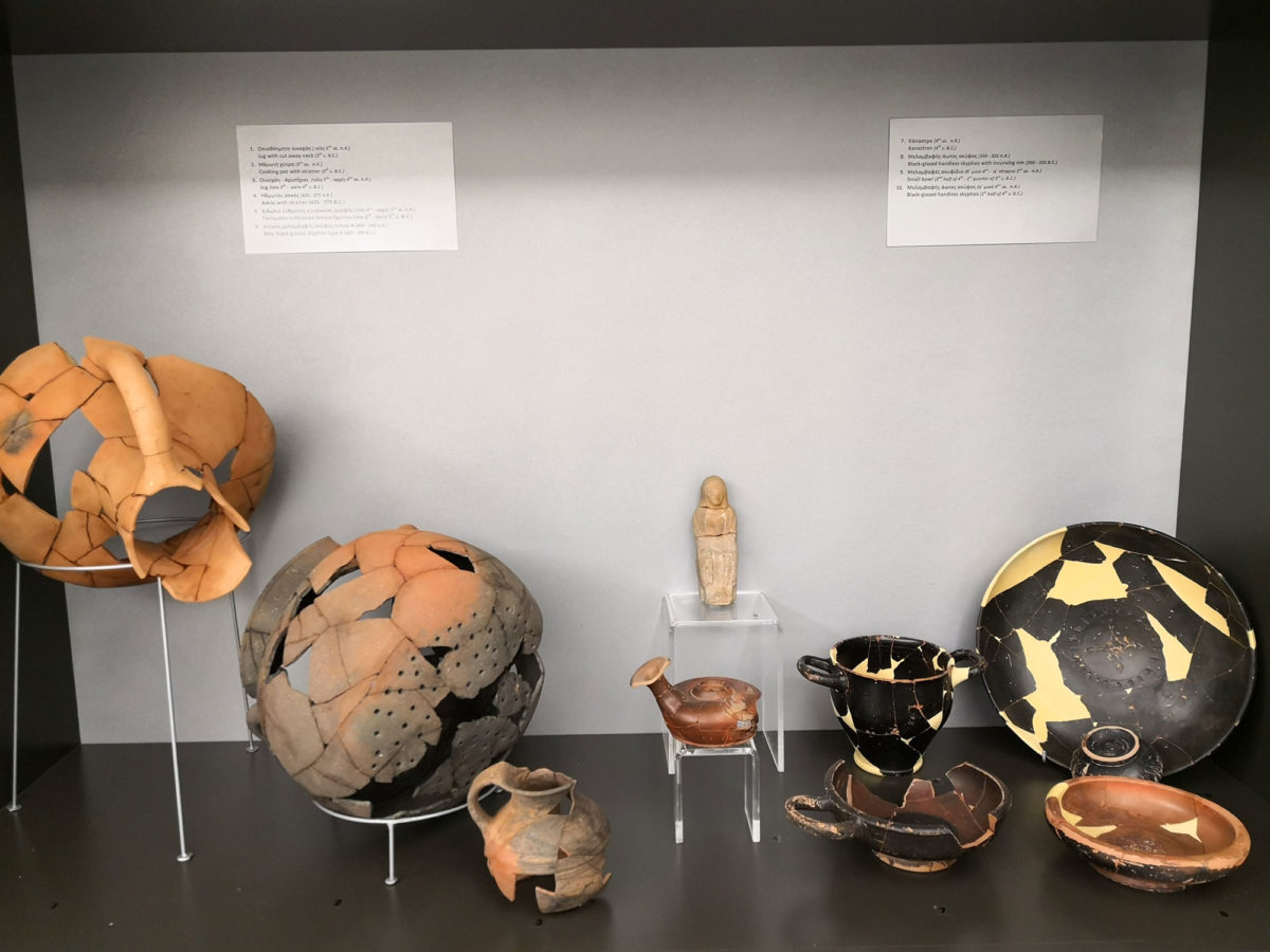 View of the temporary exhibition at the Archaeological Museum of Karditsa (photo: Apostolis Zois / AMNA)