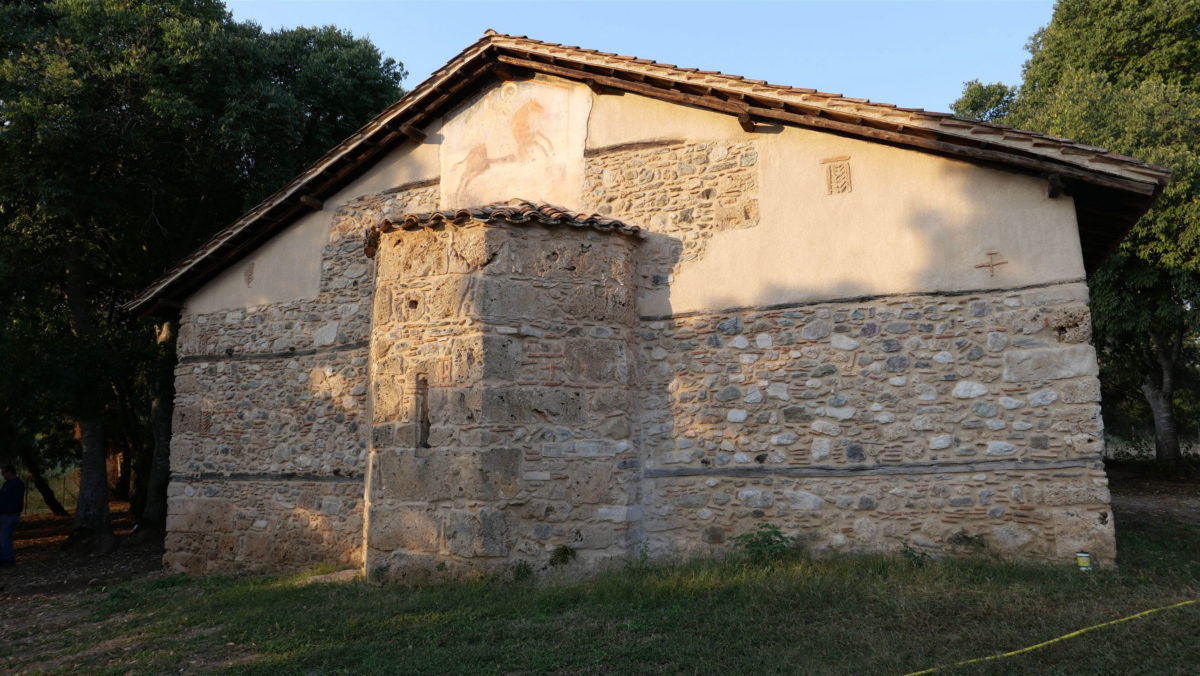 View of the church of Agios Dimitrios Palatitsion (photo: Imathia Ephorate of Antiquities)