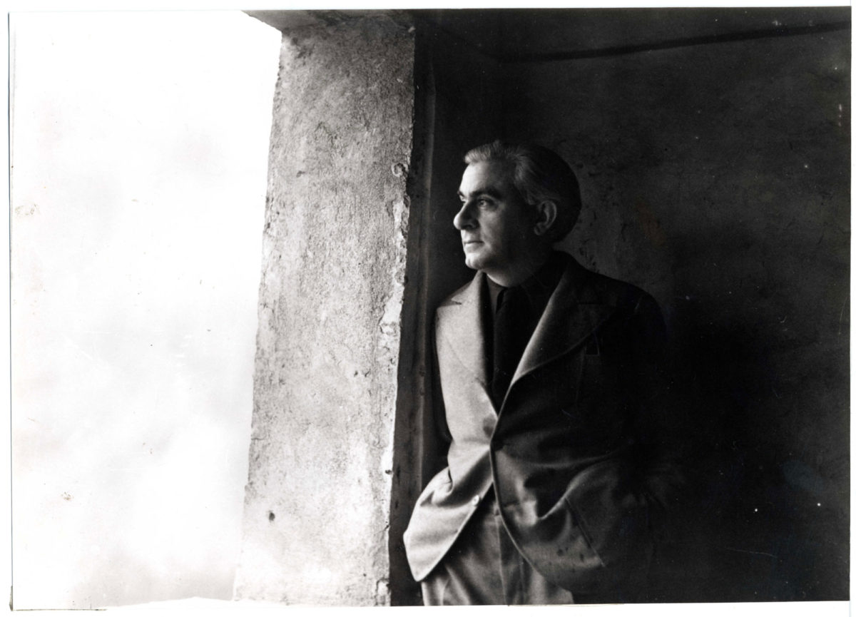 Christian Zervos in 1933. Unknown photographer. Courtesy of Christian Derouet, Musée Zervos, Vézelay.