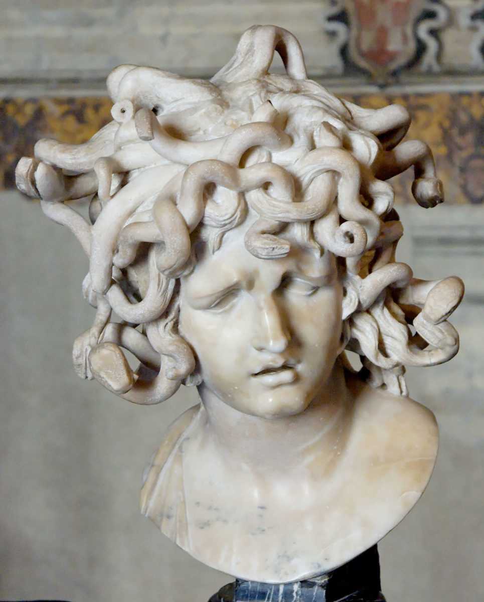 Bernini, “Bust of Medusa”, 1630, Rome. Musei Capitolini. (Photo: Wikimedia Commons)
