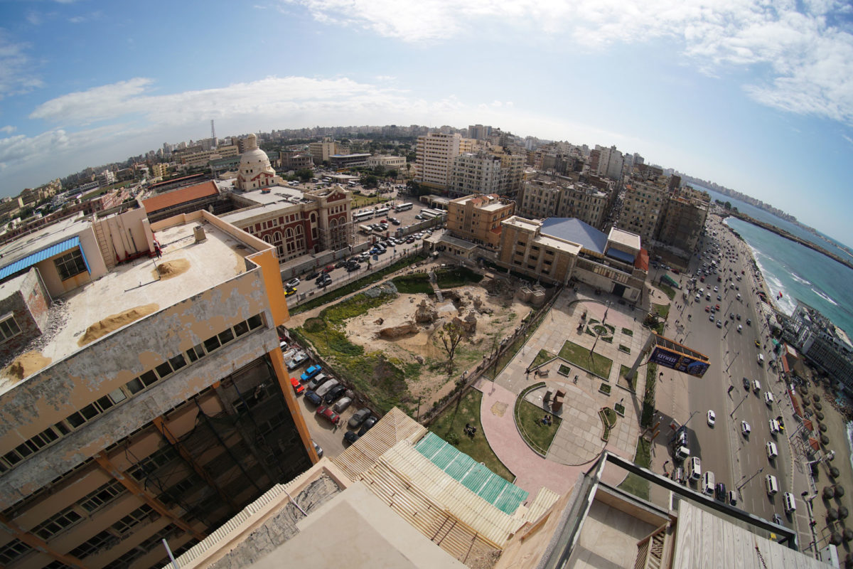 Panoramic view of the Shatby necropolis. 