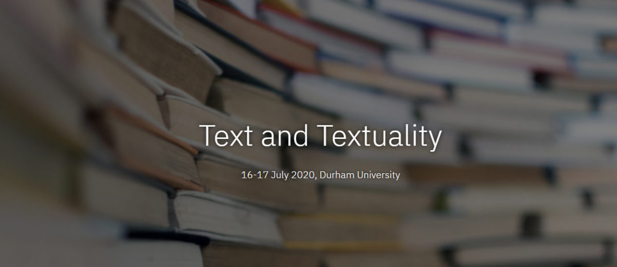 This conference seeks to bring together an interdisciplinary community of scholars to consider the relationship between new approaches and existing methodologies for engaging with texts.