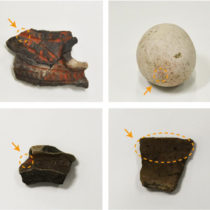 Sticky tape: A key ingredient for mapping artifact origins
