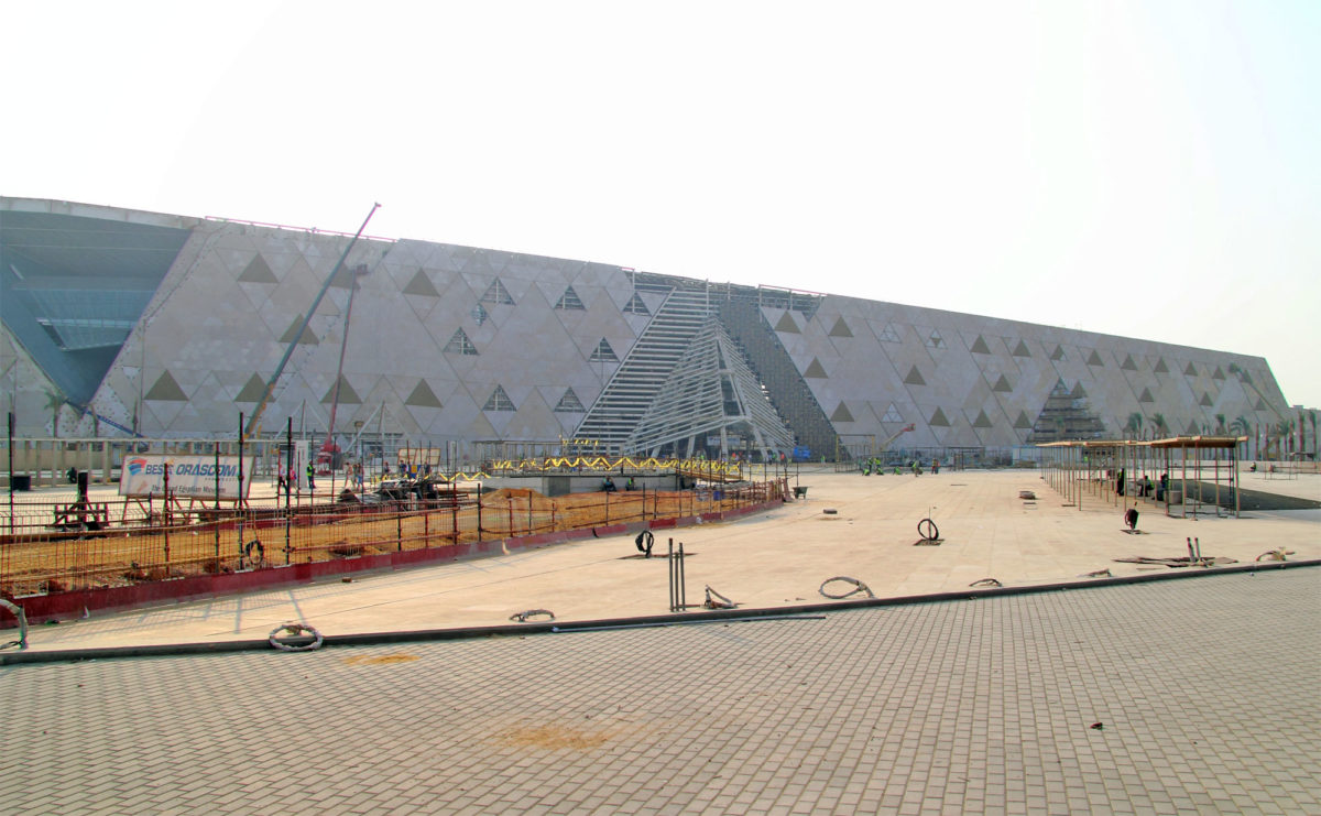 The Grand Egyptian Museum under construction (photo: Wikipedia) 