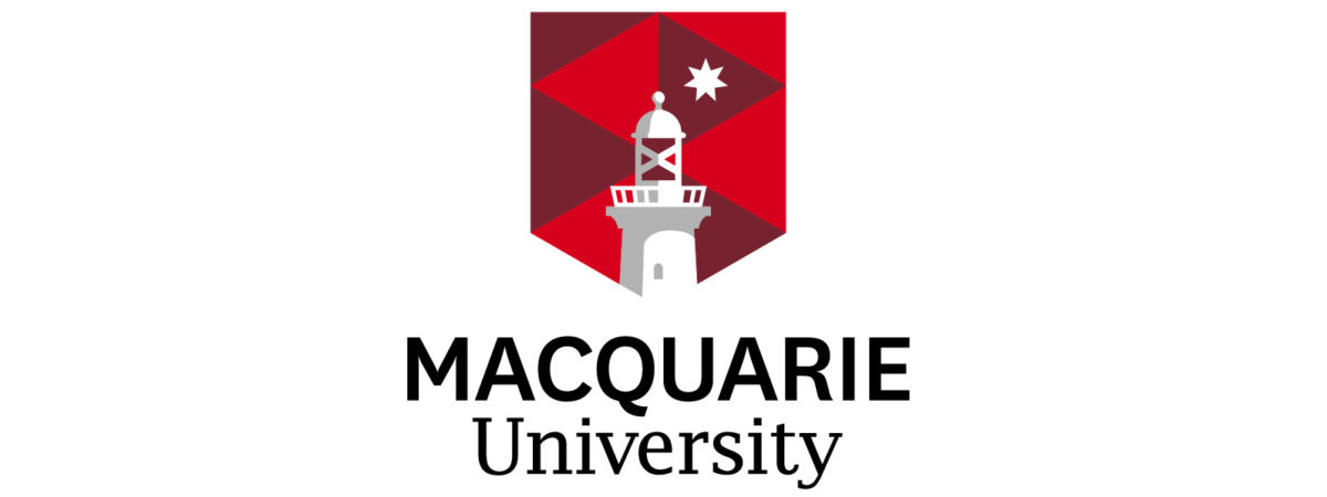 Logo of the Macquarie University.