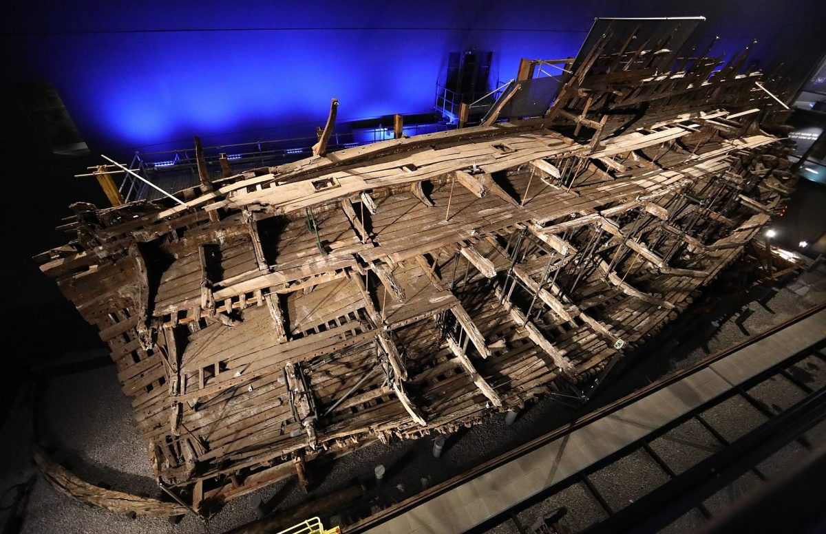 Henry VIII’s favoured warship, the Mary Rose.