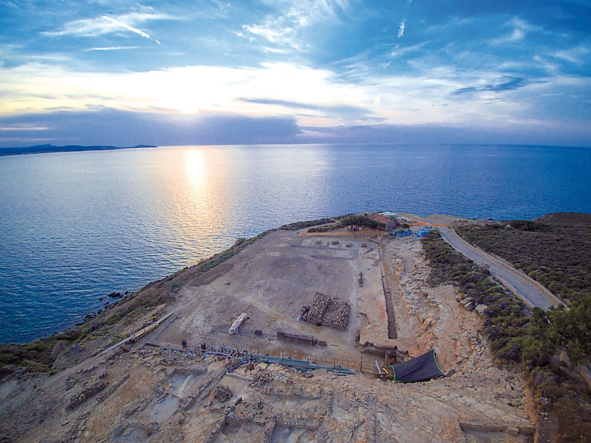 The sanctuary of the Kaveiroi after completion of the site’s configuration and enhancement (photo: Athens and Macedonia News Agency)
