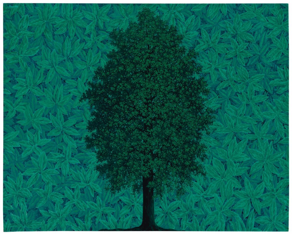 René Magritte’s L’arc de triomphe (1962, estimate: £6.5-9.5 million).