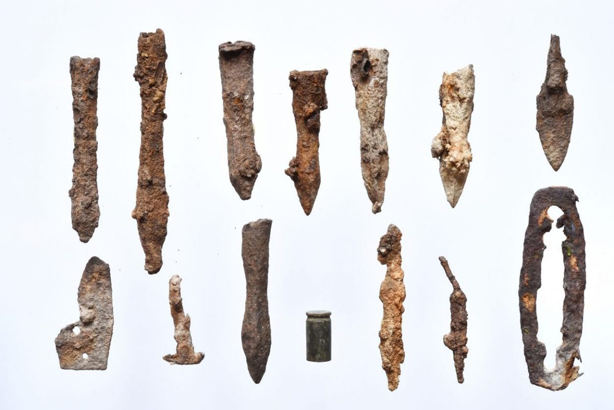 Based on a spatial analysis of the arrows and bolts, archaeologists have been trying to reconstruct the fighting and have determined that the main epicenter was on the south of the settlement.  Image Credit : Sanok Historical Museum