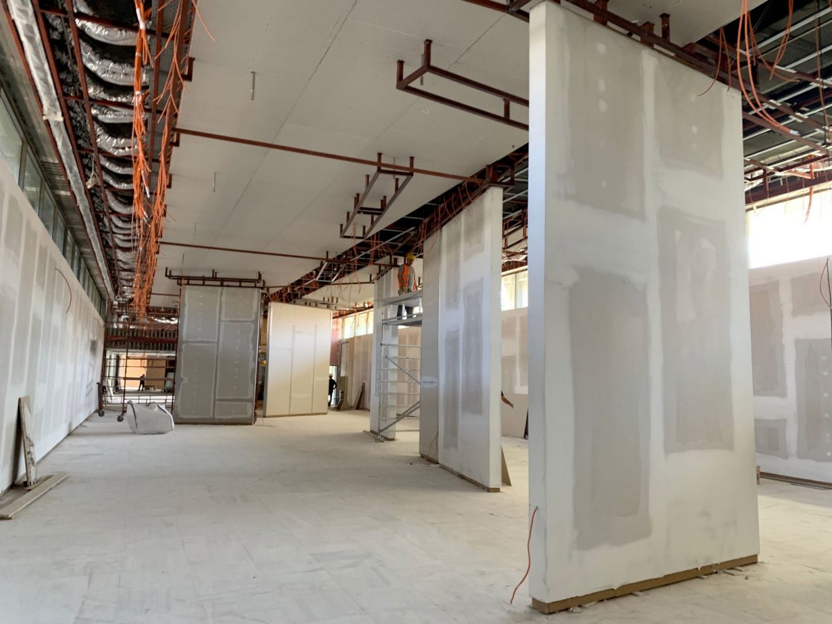 Works are on schedule at the National Gallery which is expected to be inaugurated on March 25, 2021 (photo: MOCAS)