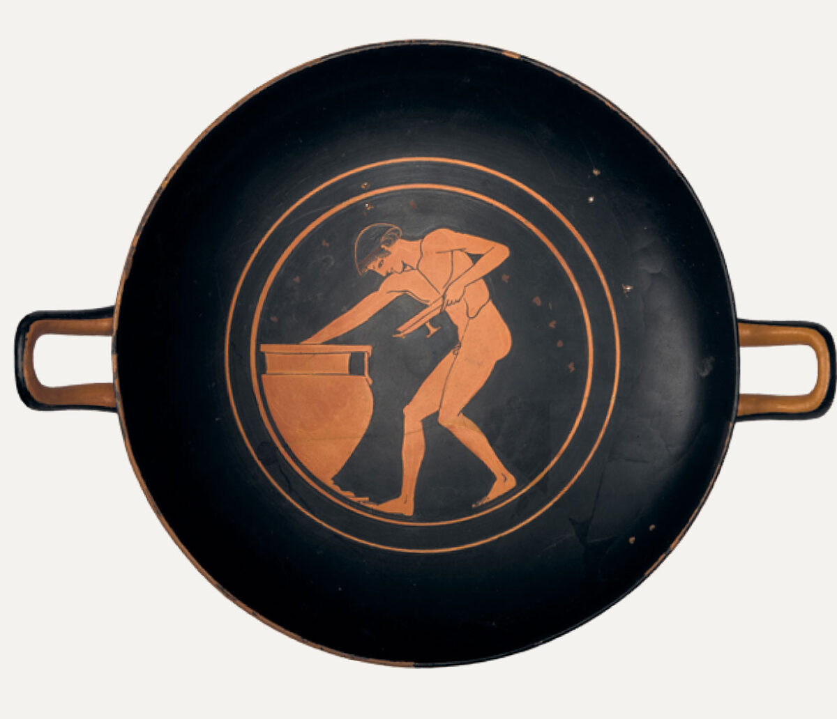 Red-figure kylix, 490 BC. Museum of Cycladic Art.