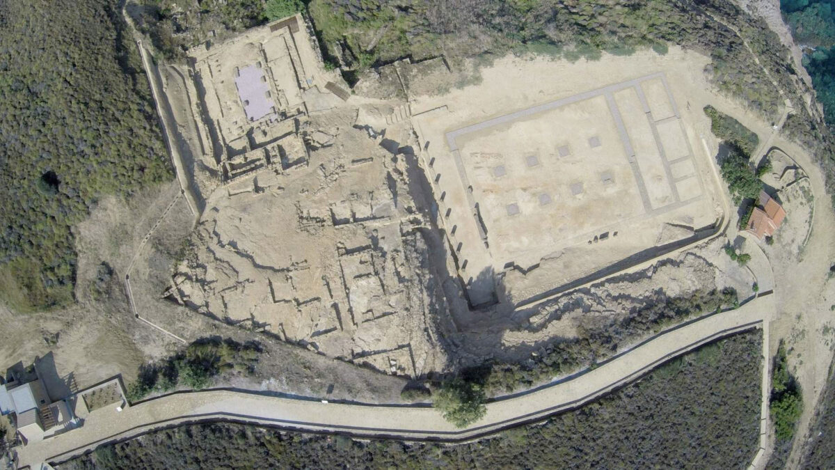 The Kabeirion, Lemnos; view of the archaeological site (photo: MOCAS). 