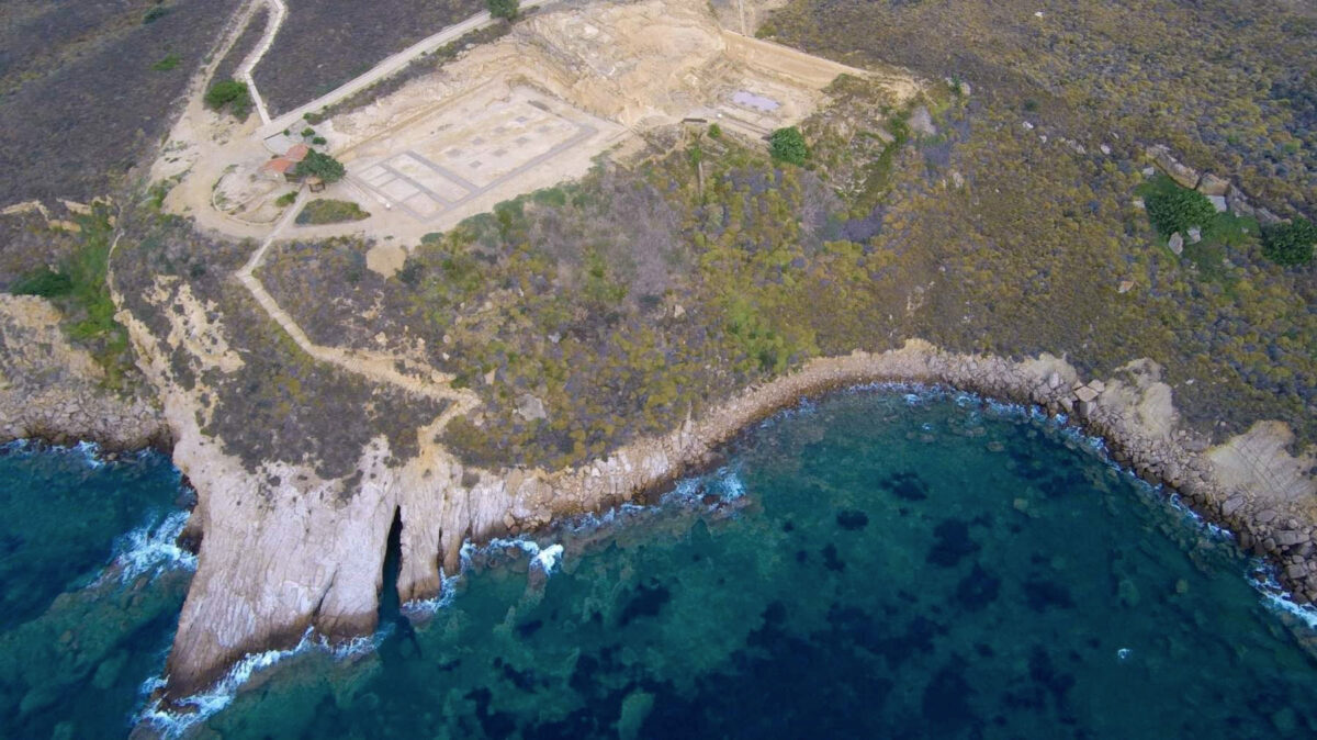 The Kabeirion, Lemnos; view of the archaeological site (photo: MOCAS). 