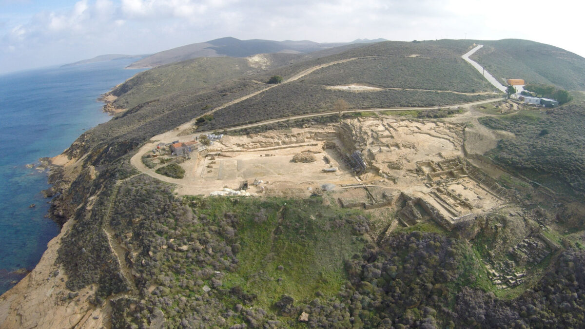 The Kabeirion, Lemnos; view of the archaeological site (photo: MOCAS). 