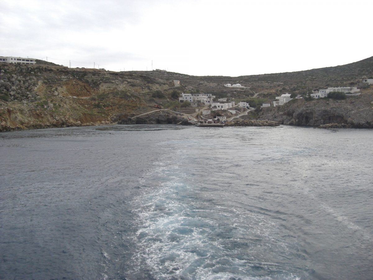 Potamos, the main port of Antikythera. (Photo: Wikipedia) 