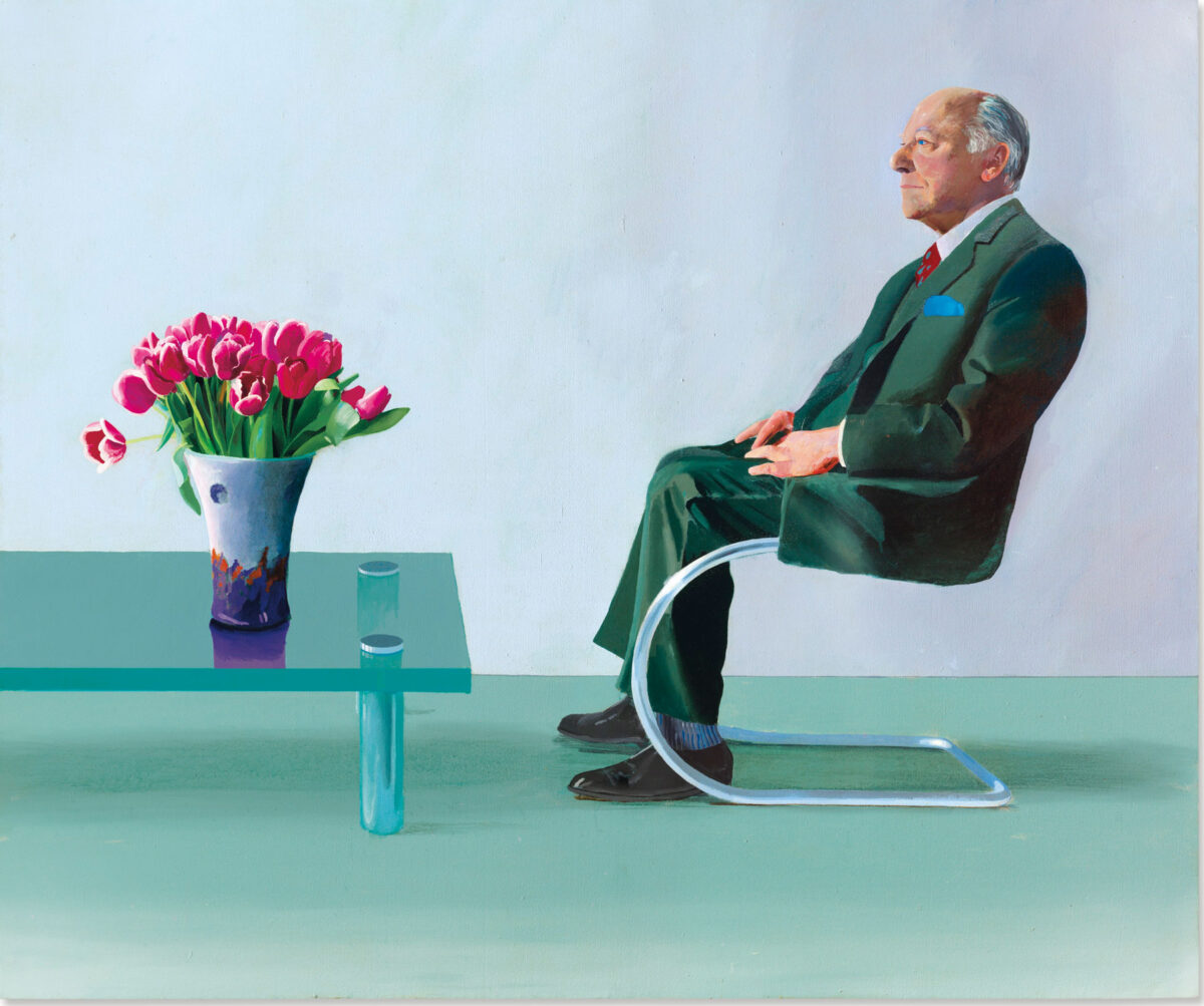 Portrait of Sir David Webster by David Hockney (photo: Christie’s )