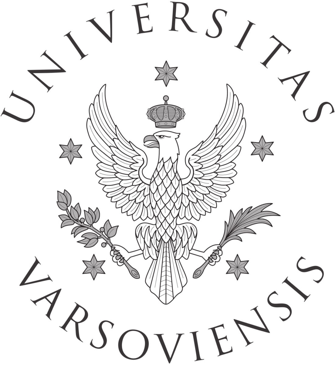 The University of Warsaw logo.