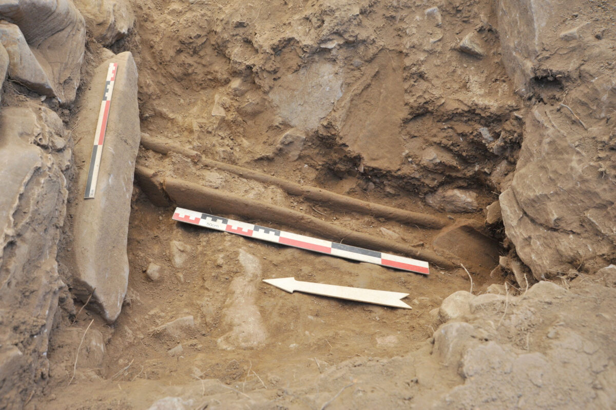 Sewerage system in Zominthos (photo: MOCAS). 