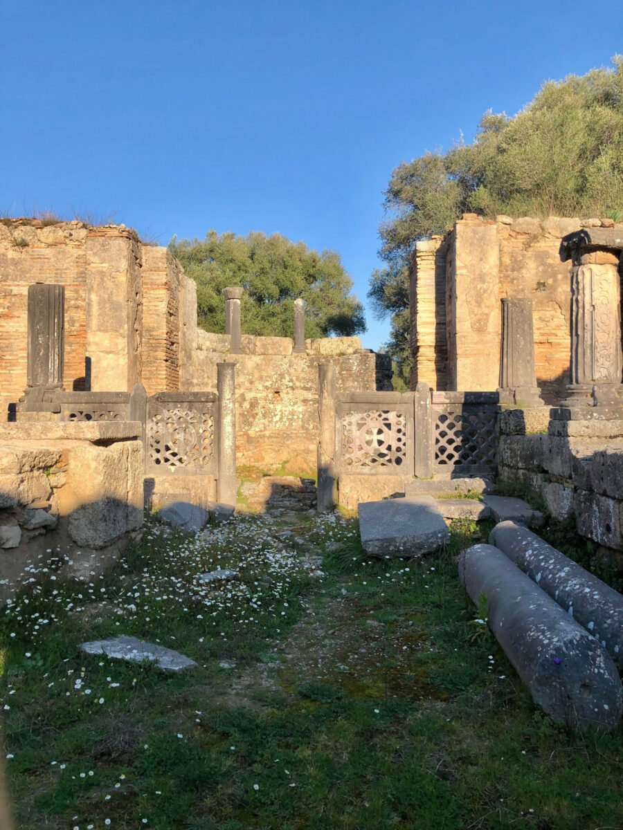 The building, believed by researchers to be the workshop of Pheidias, is situated in a central part of the archaeological site of Olympia (photo: MOCAS)