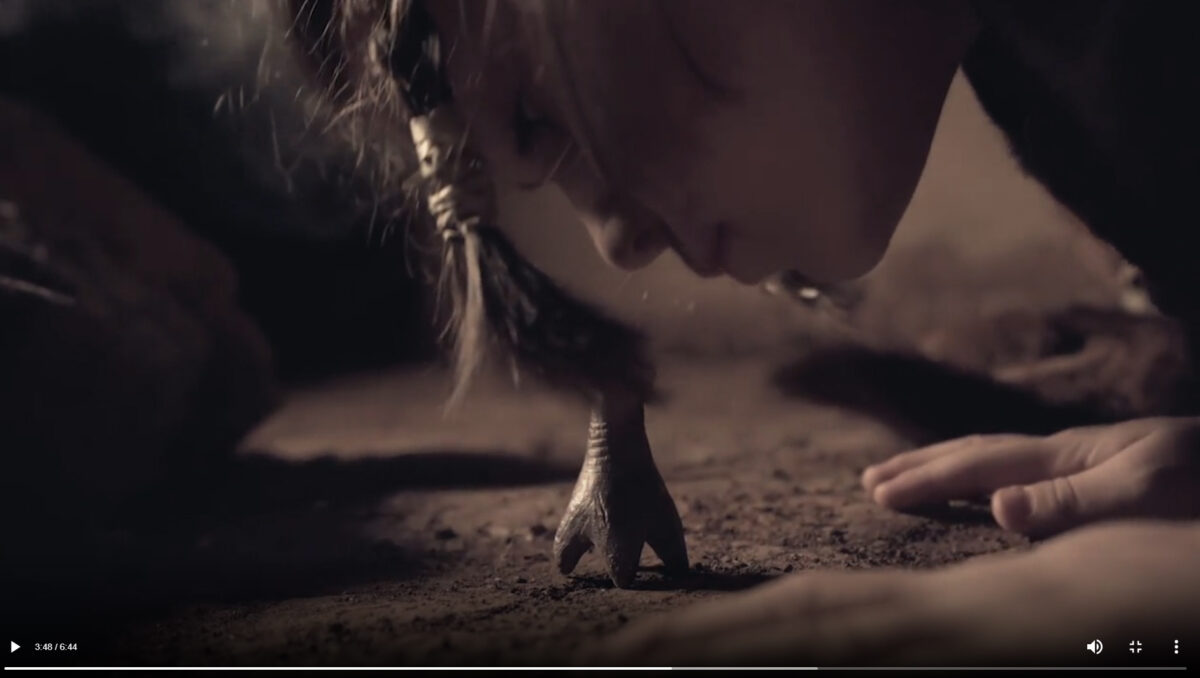 Snapshot of the video 'Man Creates Man'.