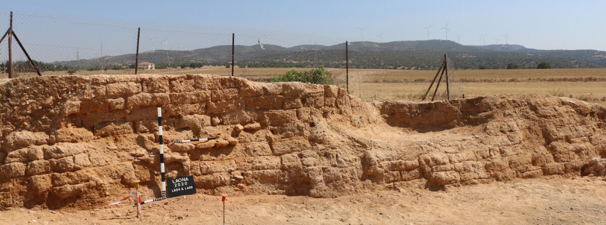 Fig. 7. The total height that has been uncovered until now is 1.20 m.