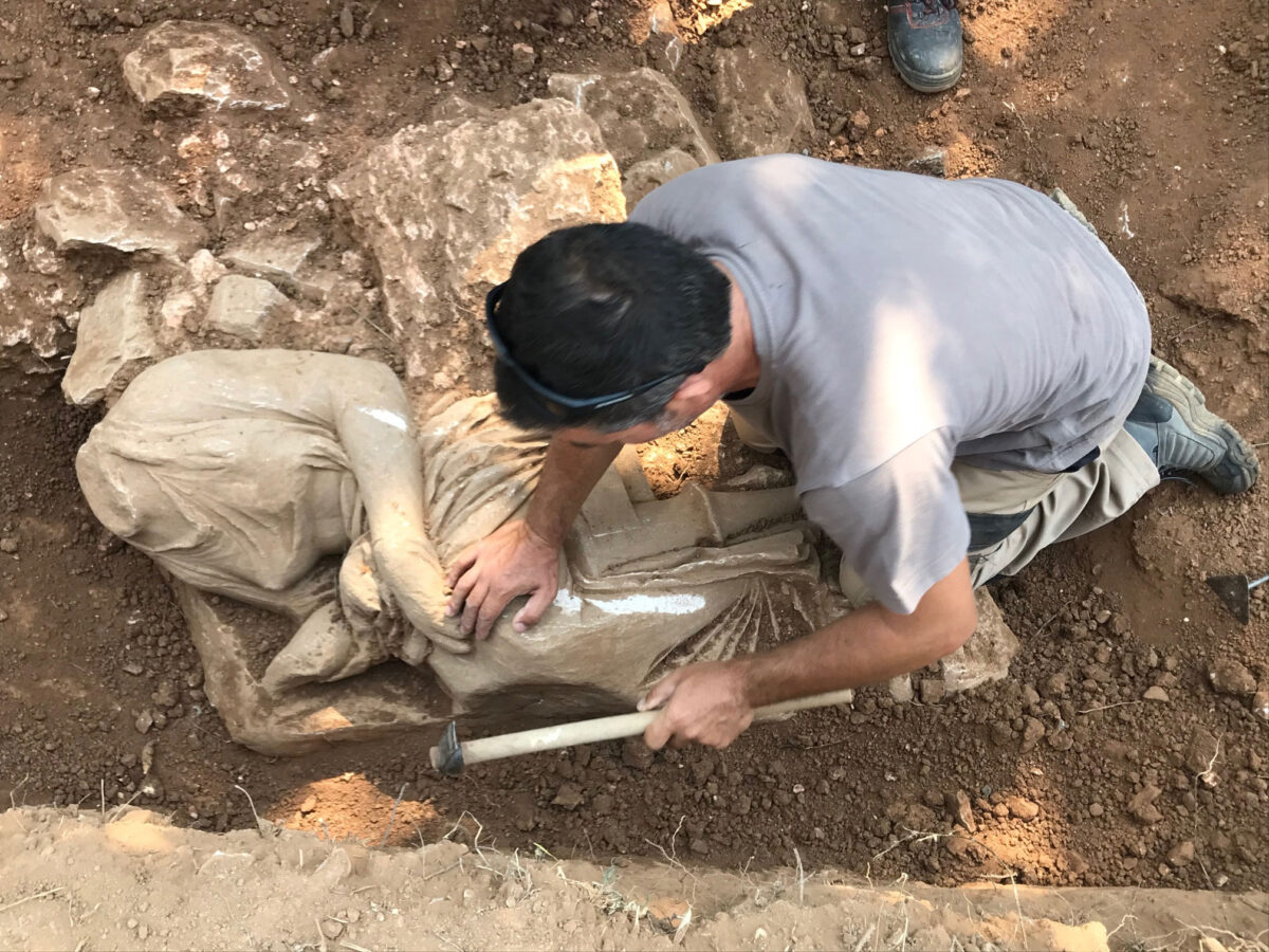 The burial monument brought to life in Paiania (photo: MOCAS).