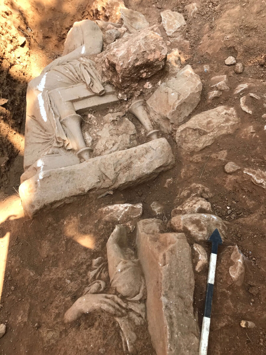The burial monument brought to life in Paiania (photo: MOCAS).
