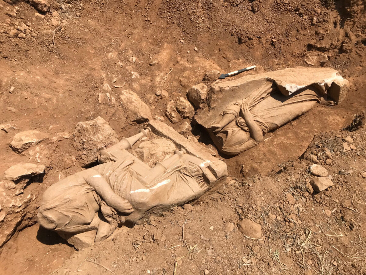 The burial monument brought to life in Paiania (photo: MOCAS).