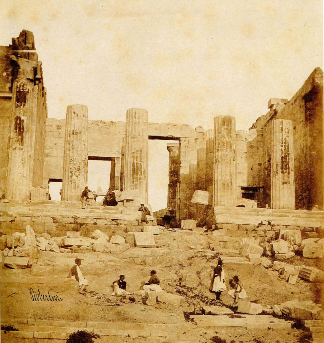 The west entrance to the Acropolis (image source: MOCAS) 