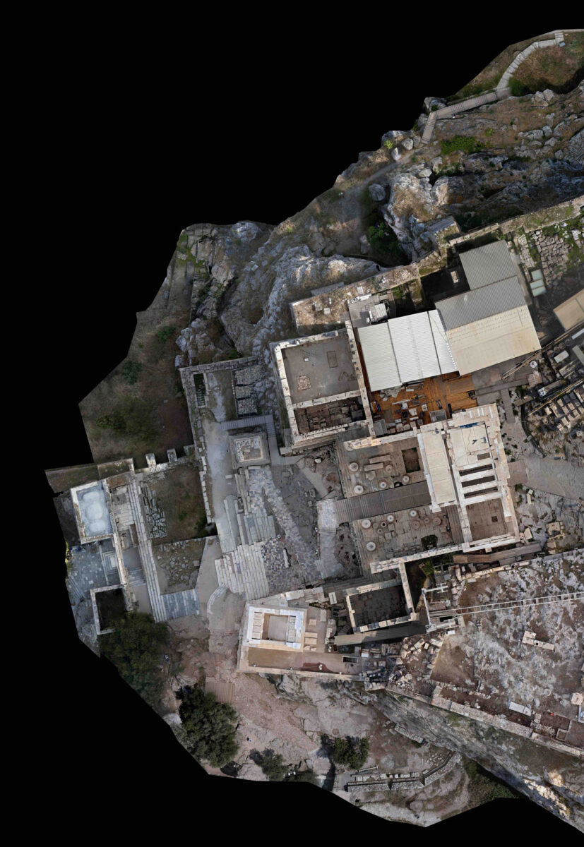 Ground plan of the west entrance to the Acropolis (photo: MOCAS) 