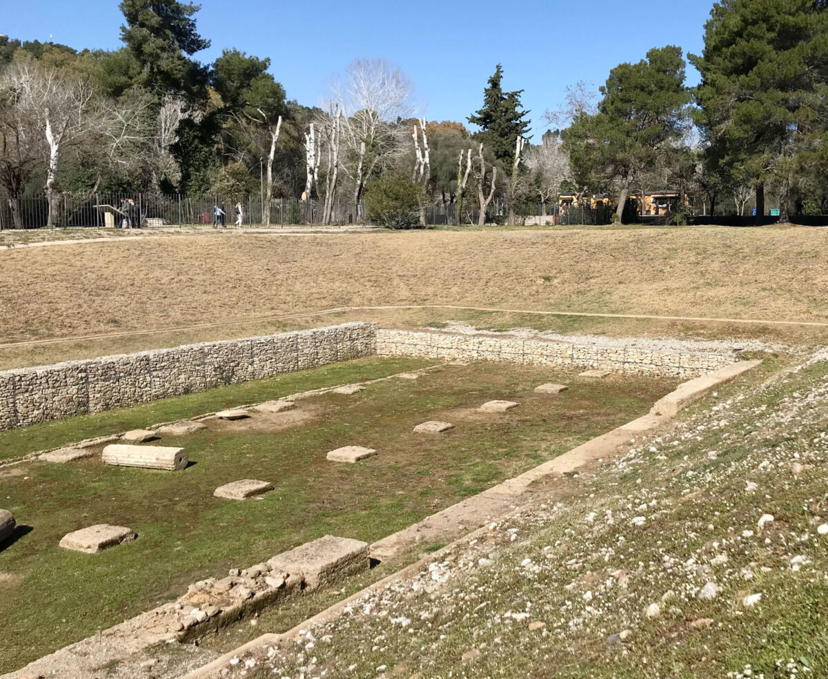 The portico of the Gymnasium of Olympia (photo: MOCAS)