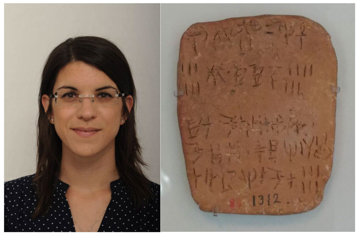 Dr Ester Salgarella, researcher at St John’s College, Cambridge (photo: AMNA)  