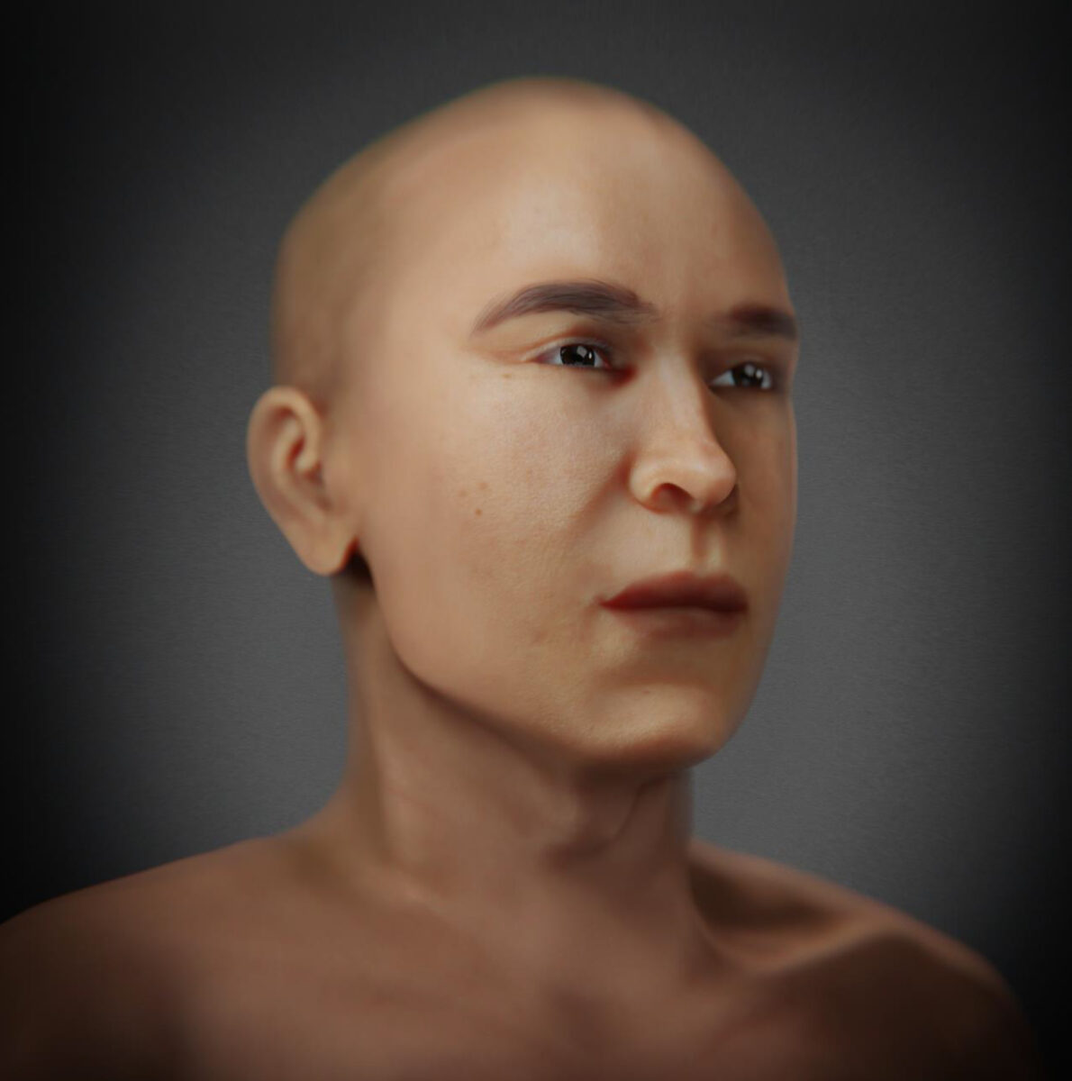 Forensic face reconstruction of KV 55.