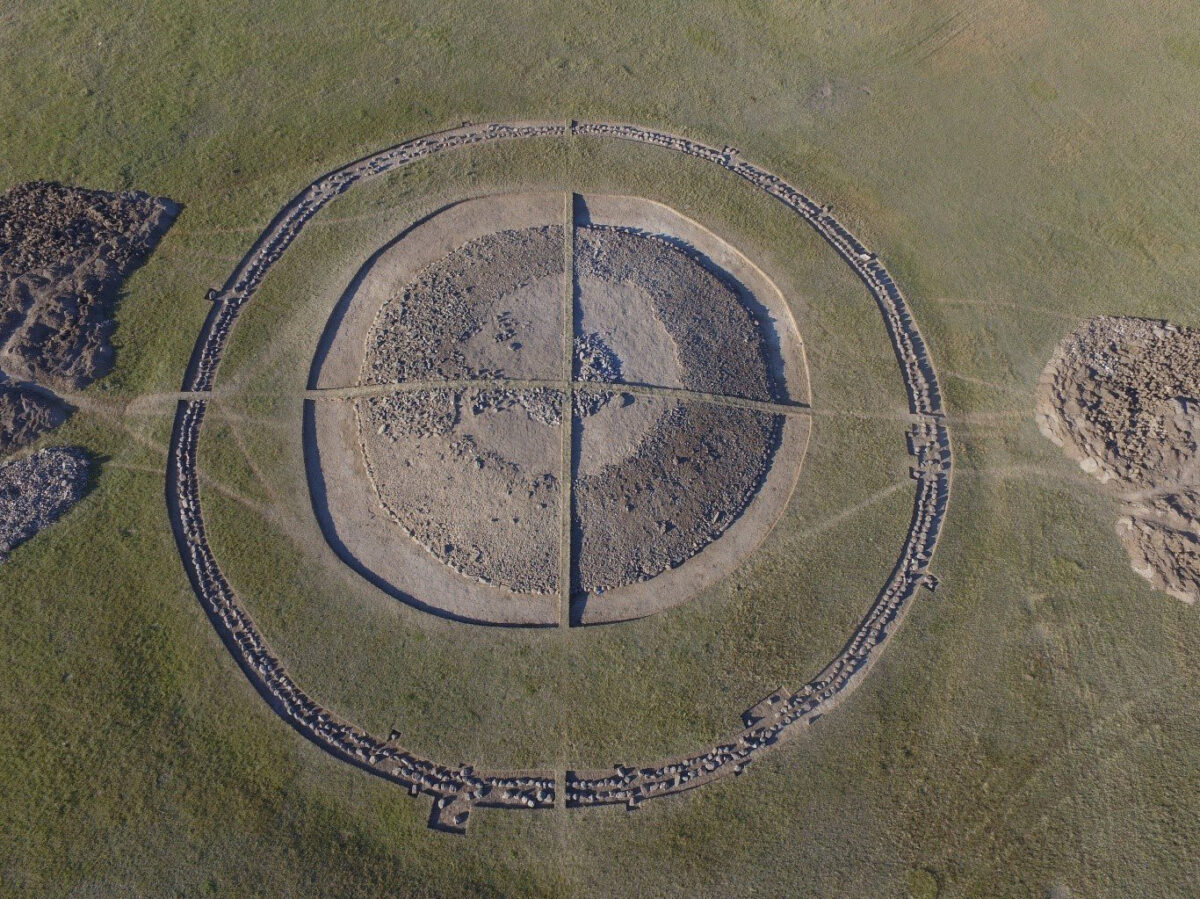 Mound 4 of the Eleke Sazy necropolis in eastern Kazakhstan
© Zainolla Samashev
