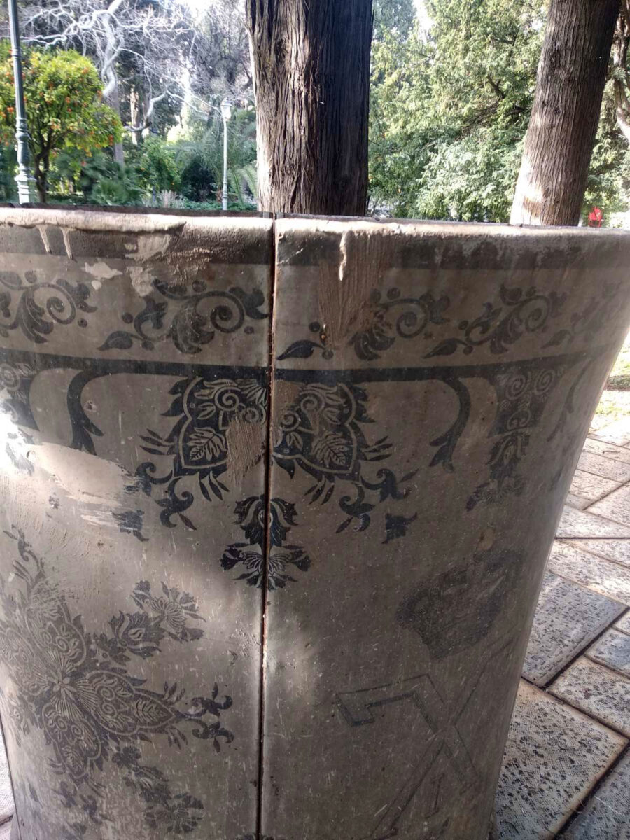 The cachepot found at the Presidential Mansion (photo: MOCAS) 