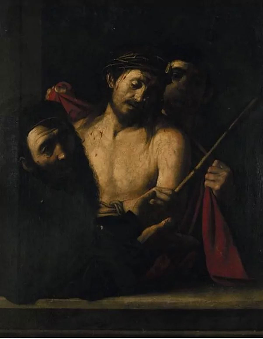 The painting attributed to Caravaggio (photo: Ansorena.com)