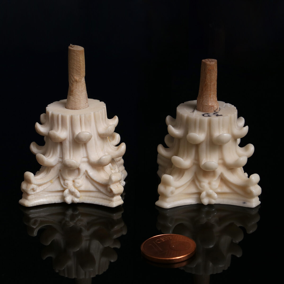 On the right: The new material Digory, ivory on the left. Image credit : TU Wien.