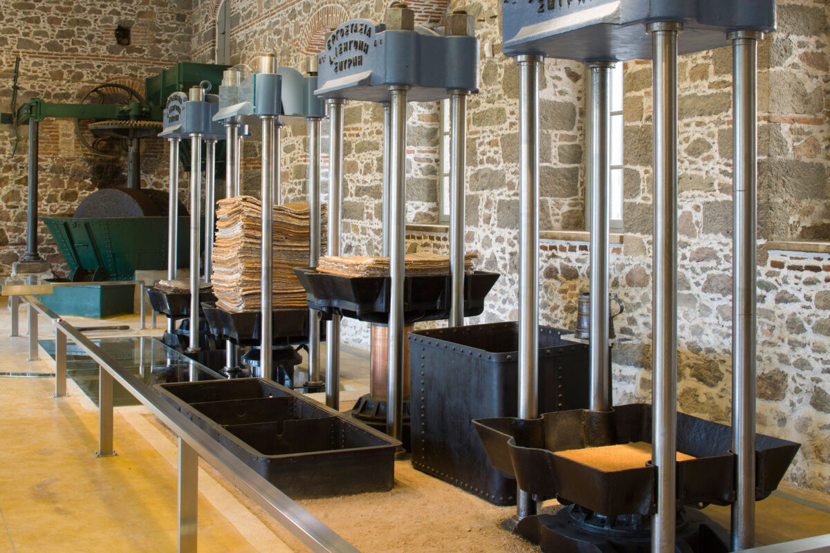 The Museum of Industrial Olive-Oil Production of Lesvos. Photo credit: PIOP