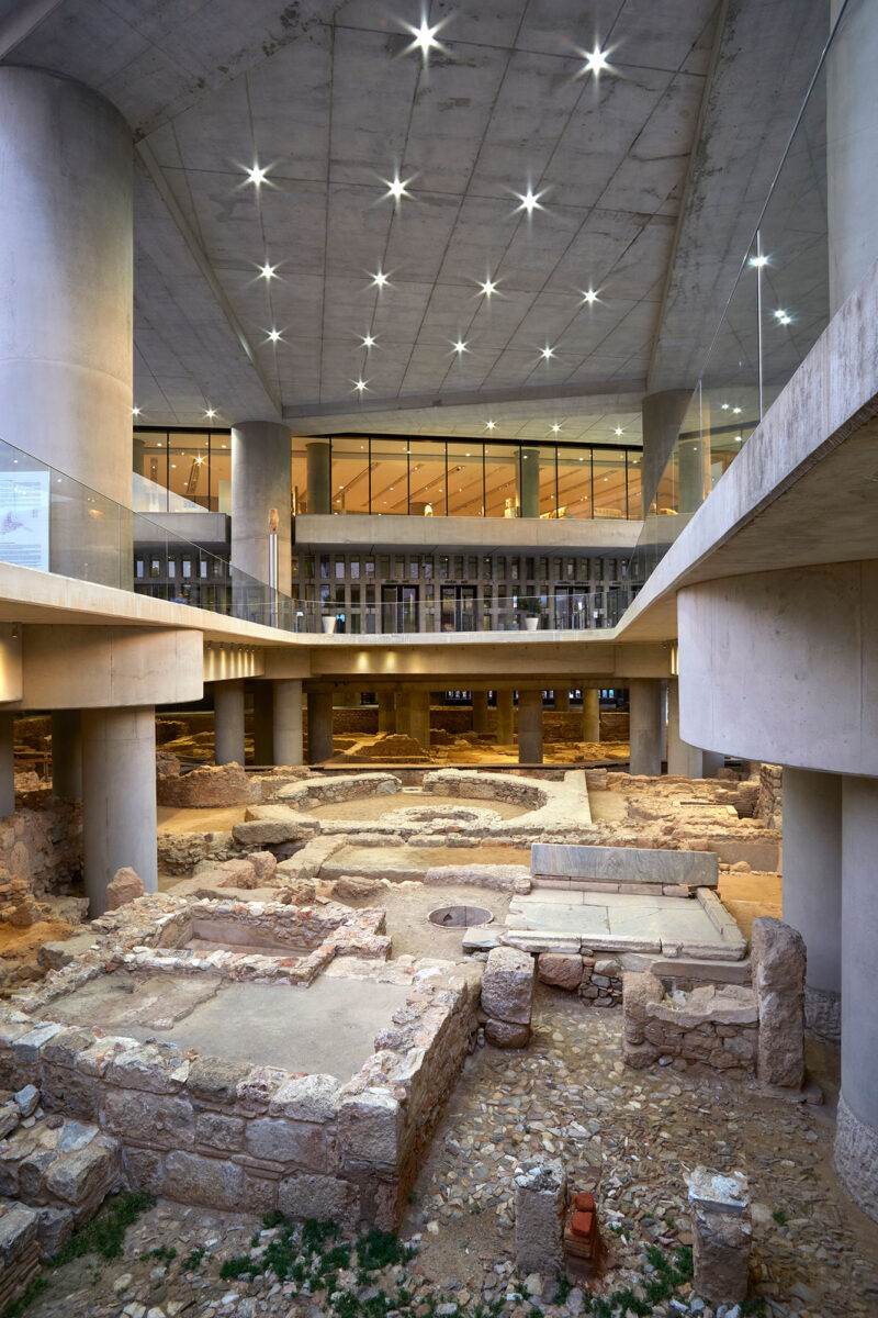 View of the excavation under the Acropolis Museum. © Acropolis Museum. Photo: George Vitsaropoulos 