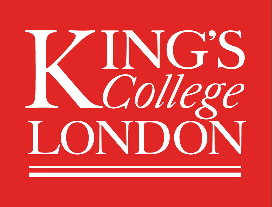 King's College London; logo via Wikimedia Commons.