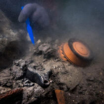 Funerary tumulus and shipwreck revealed at the sunken city of Thônis-Heracleion