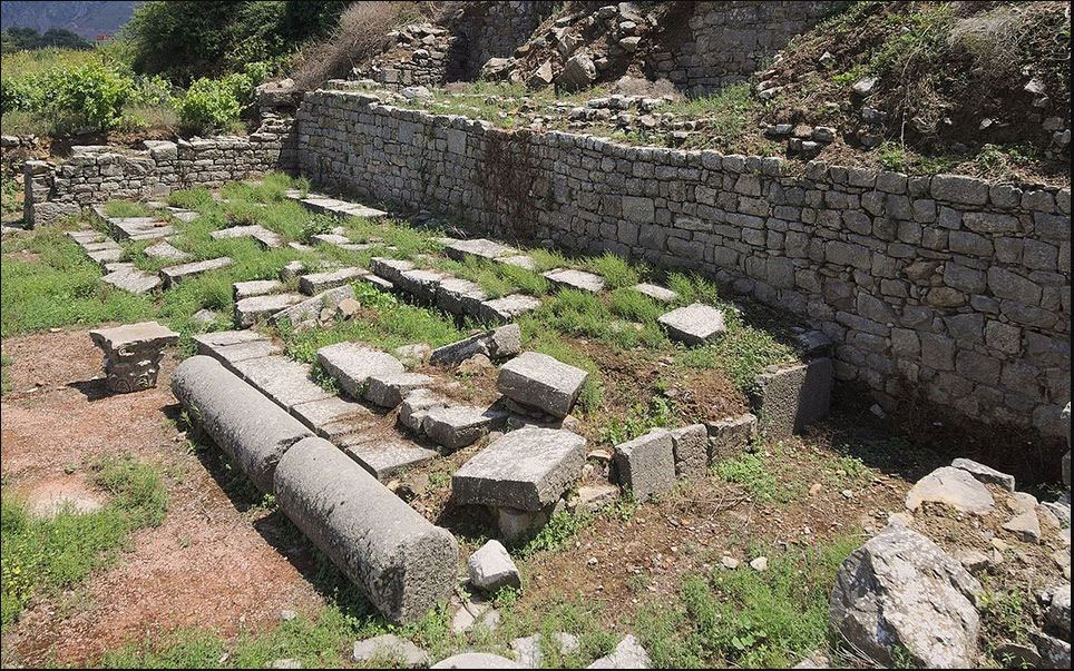 The Bouleuterion of ancient Lyttos. 