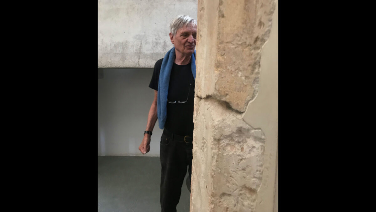 Dr. Schwandner at the Aphaia Temple Museum in 2017.