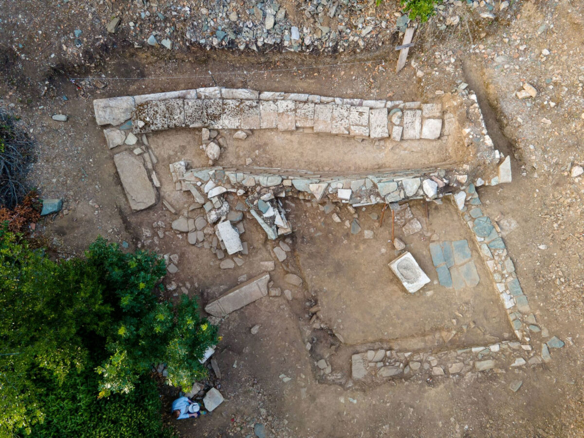 Agiokampos: View of the ancient building (photo: MOCAS)