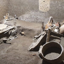 Pompeii: The room of the slaves