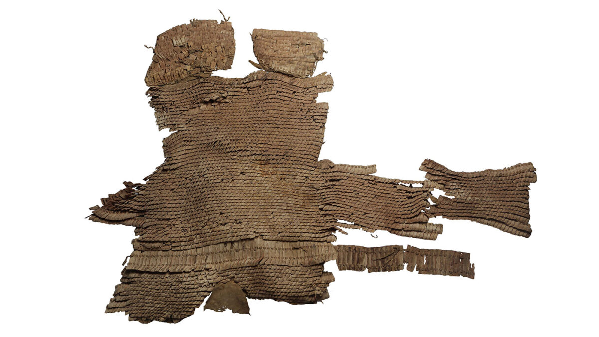 The ancient leather shed armour could be dated to the period between 786 and 543 BC. (Image: D.L. Xu, P. Wertmann, M. Yibulayinmu)